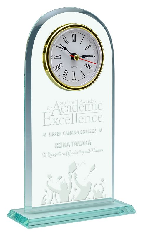 Horloge verre Meadowbrook 8 po