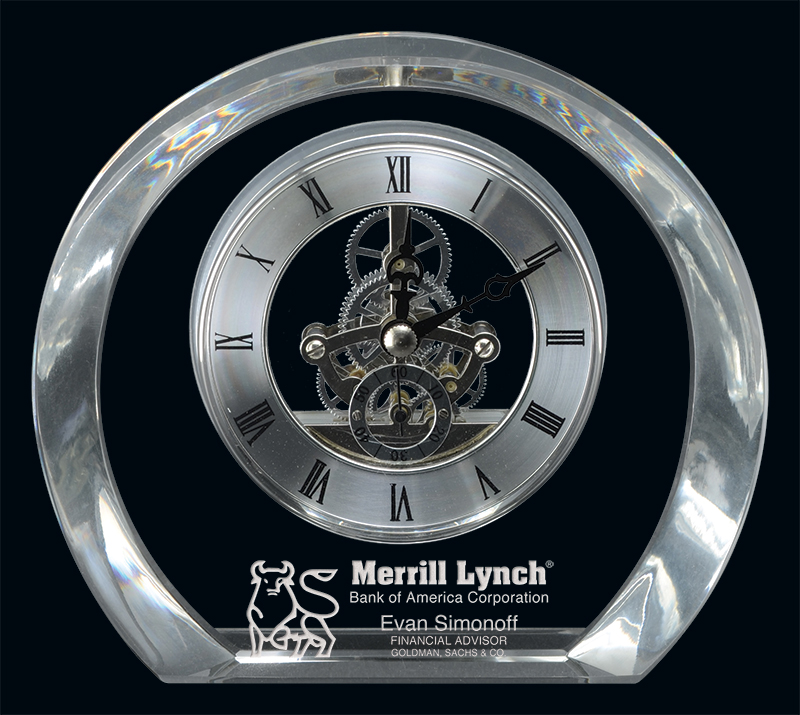 Horloge cristal Tiffany 5½ po