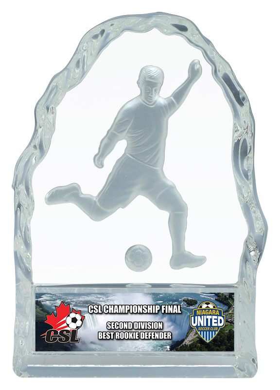 Trophée verre iceberg 4¼ po