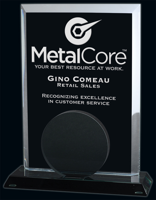 Trophée cristal Melbourne