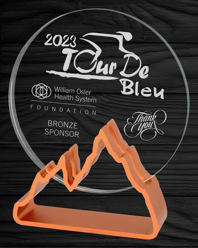 Expedition Glass Award Bronze 7" — 7 po · Ref. PDU-GL76507-Z — custom engraving — Mr Trophée