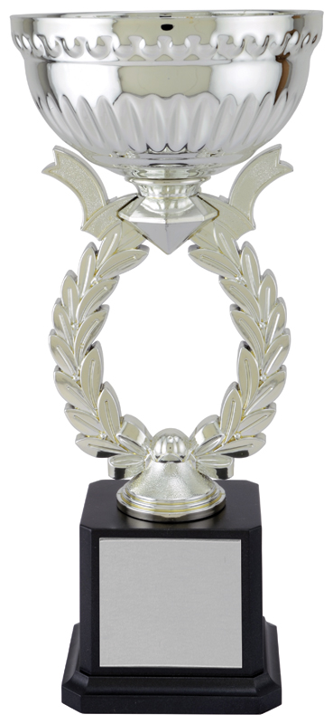 Coupe couronne argentée 10¾ po — 10¾ po · Réf. PDU-MC01001DS — gravure personnalisée — Mr Trophée