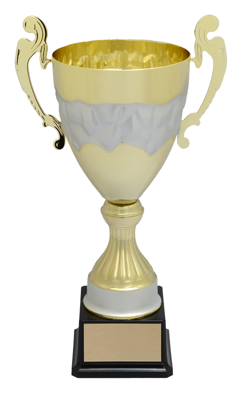 Cortina Gold Silver Trophy Cup 13" — 13 po · Ref. PDU-MC05981BGS — custom engraving — Mr Trophée