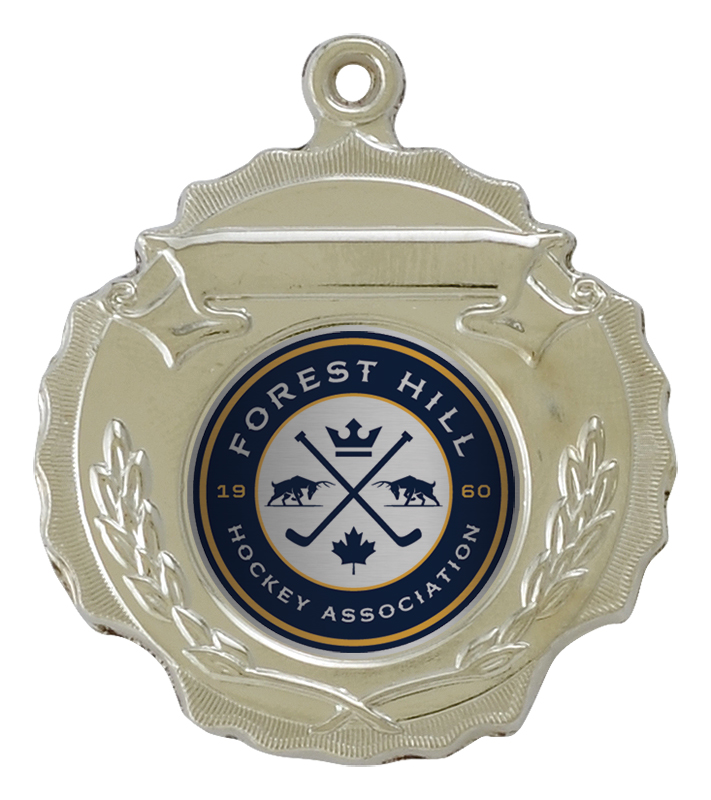 Médaille sport argentée
