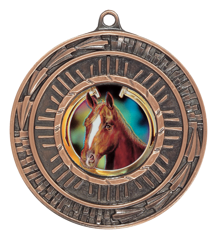 Médaille bronze antique série 13 — Standard · Réf. PDU-MH00013AZ — gravure personnalisée — Mr Trophée