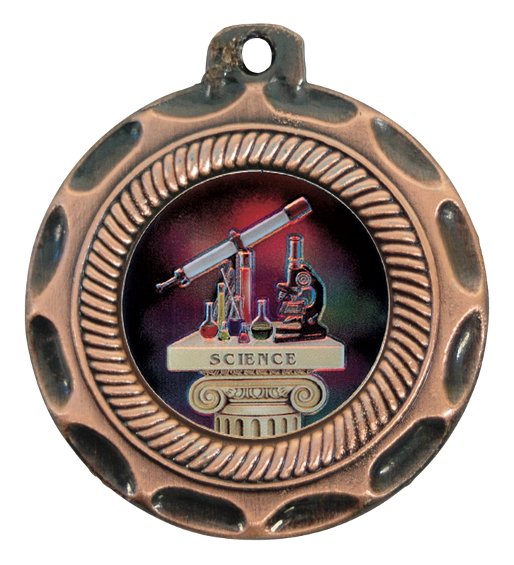 Médaille bronze antique série 18 — Standard · Réf. PDU-MH00018AZ — gravure personnalisée — Mr Trophée