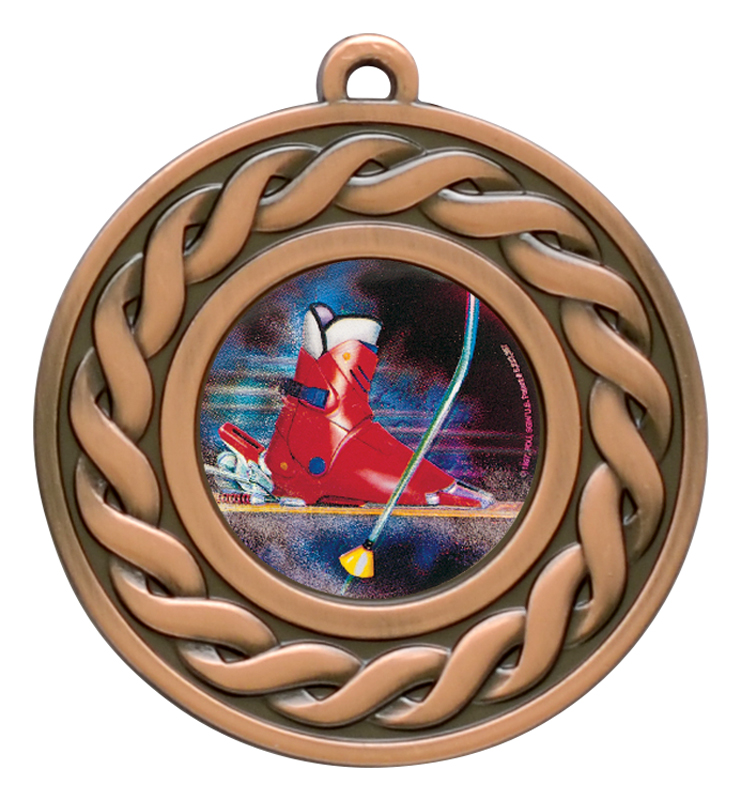 Médaille bronze antique série 19 — Standard · Réf. PDU-MH00019AZ — gravure personnalisée — Mr Trophée