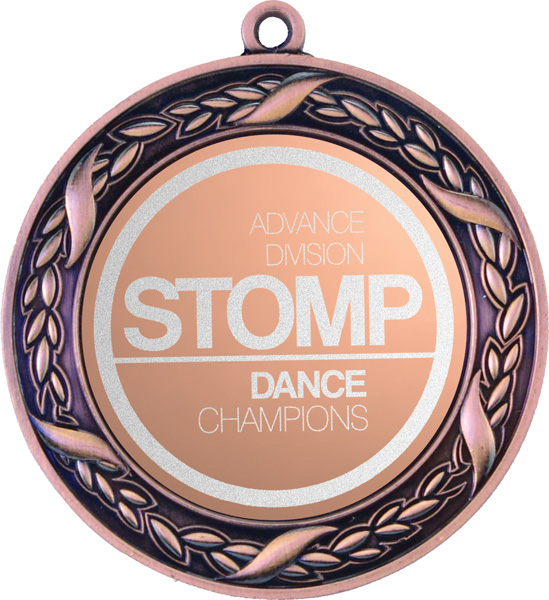 Médaille suspendue bronze antique