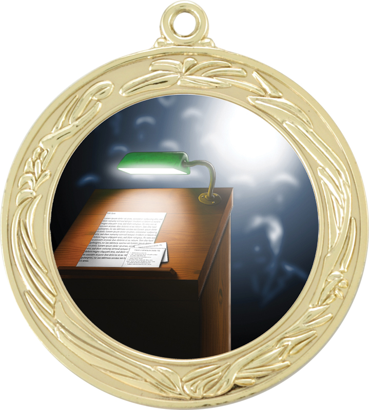 Médaille récompense dorée