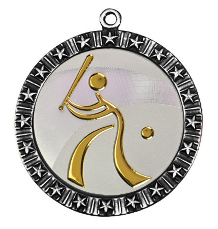 Médaille insert argent antique — Standard · Réf. PDU-MH32272AS — gravure personnalisée — Mr Trophée