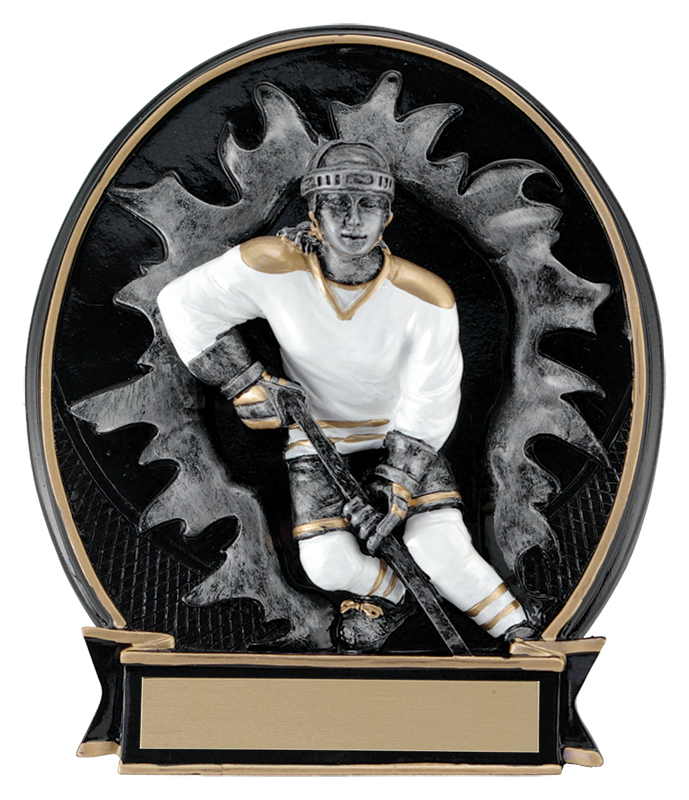 Plaque hockey joueuse féminine