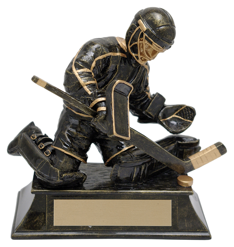 Trophée hockey gardien Aztec Gold 6 po