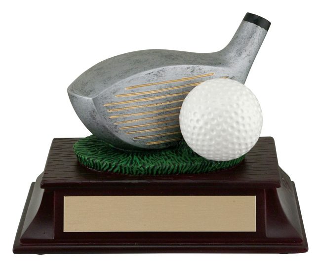 Figurine résine driver de golf
