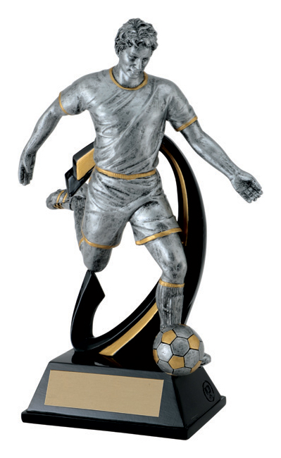 Trophée résine soccer vague
