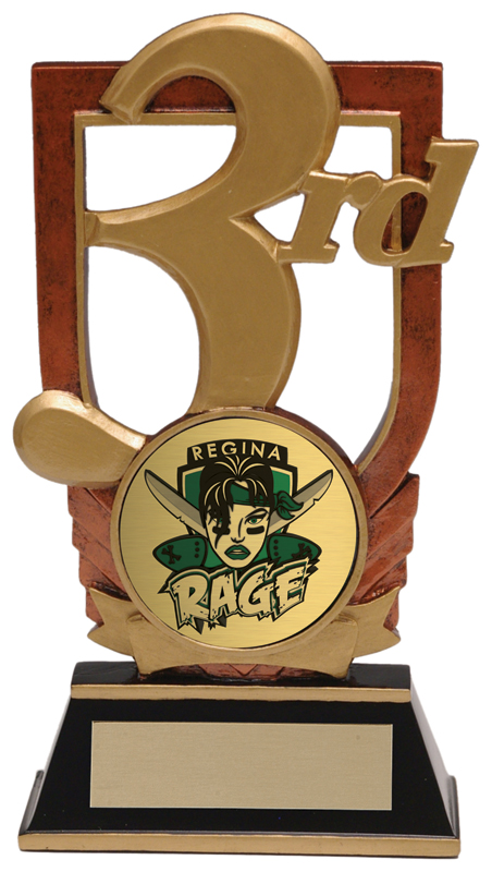Trophée résine Cobra 2e place 7⅛ po