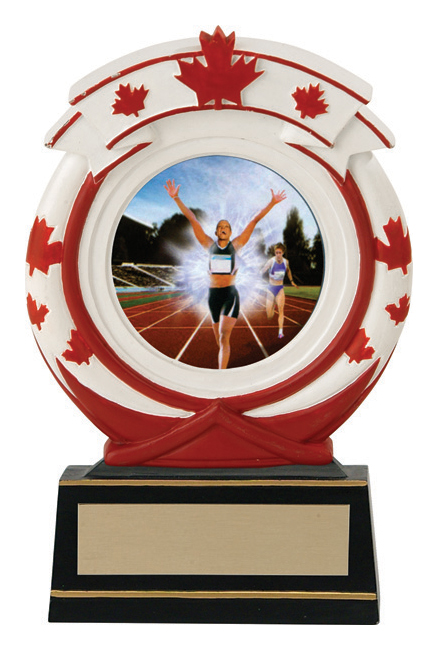 Trophée résine feuille d'érable 5½ po