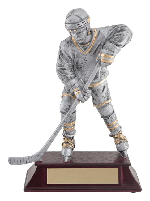 Trophée hockey joueur Aztec Gold 8 po