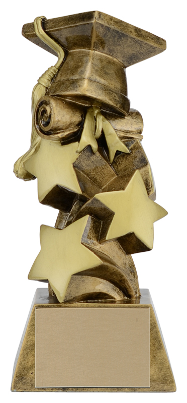 Trophée résine Blizzard académique 6 po