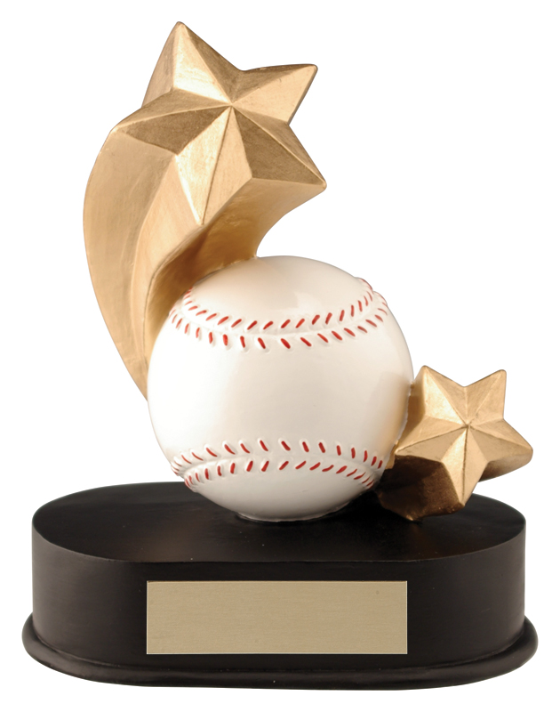 Trophée résine étoile filante 5 po