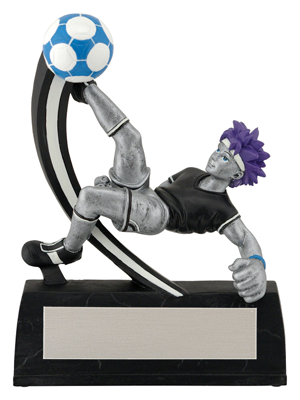 Trophée résine soccer Manga homme 5¼ po