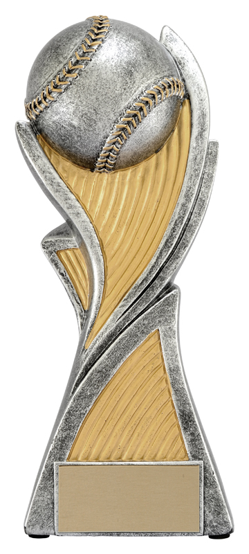 Trophée résine Hurricane 8⅝ po — 85/8 po · Réf. PDU-RF23110PG — gravure personnalisée — Mr Trophée