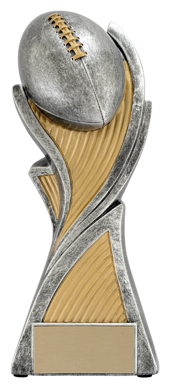 Trophée résine Hurricane 8⅝ po — 85/8 po · Réf. PDU-RF23128PG — gravure personnalisée — Mr Trophée