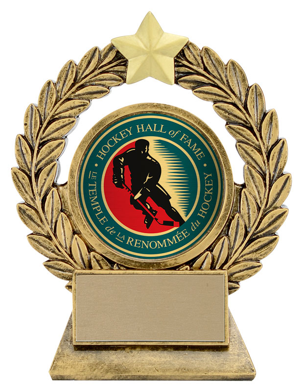 Trophée résine support guirlande