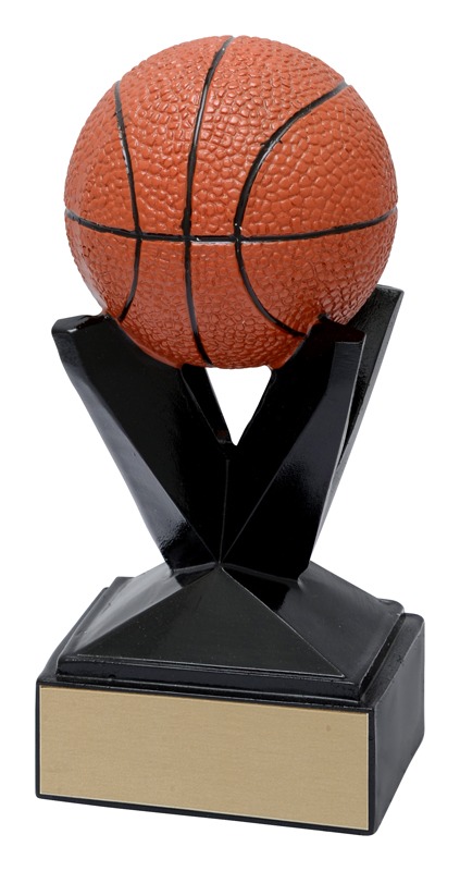 Trophée résine Akimbo grand — 8 po · Réf. PDU-RFAK129FC — gravure personnalisée — Mr Trophée