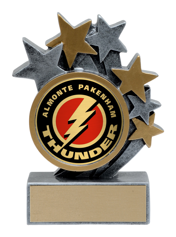 Trophée résine étoile blast 4¾ po