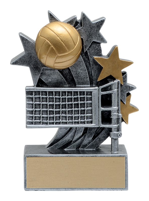 Trophée résine volleyball Star Blast
