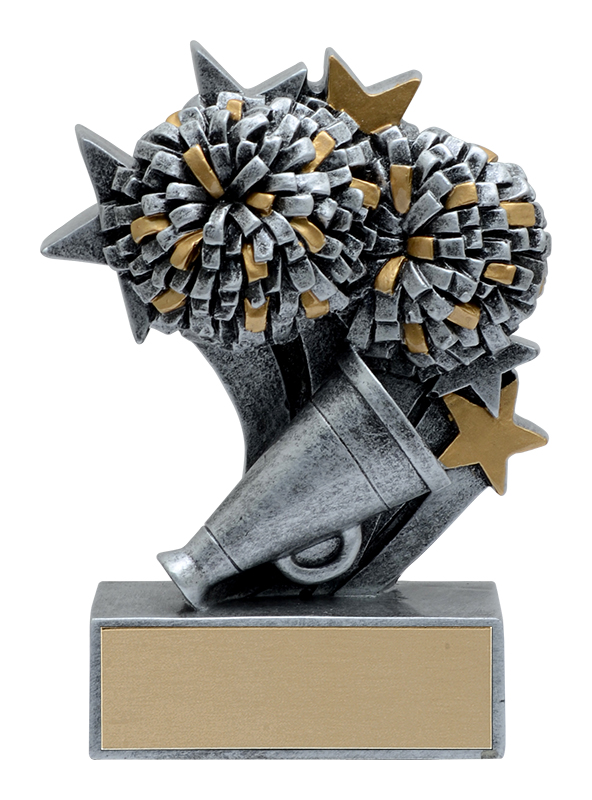Trophée résine étoile ballon-balai 4¾ po