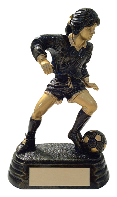 Trophée résine soccer cobra femme