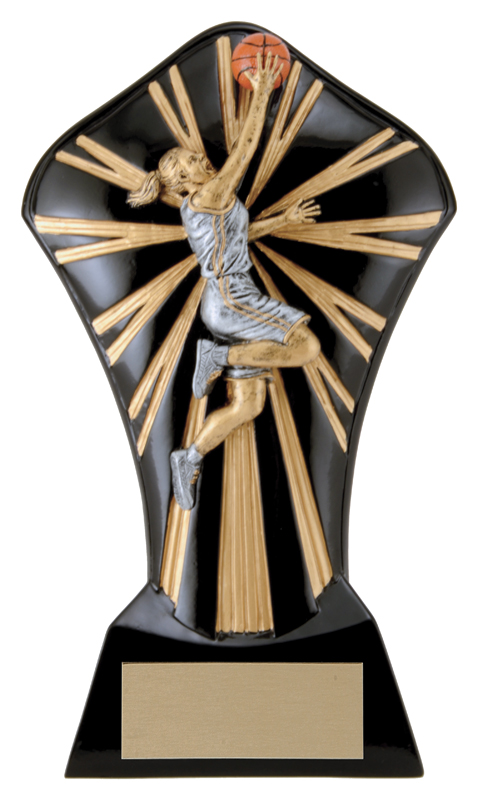 Trophée résine Space Cobra féminin