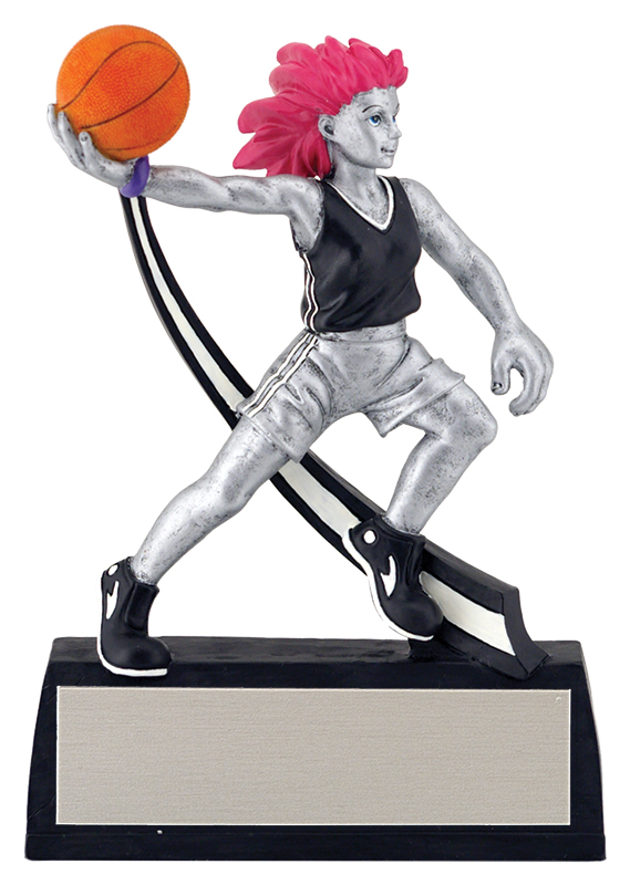 Trophée résine Manga féminin