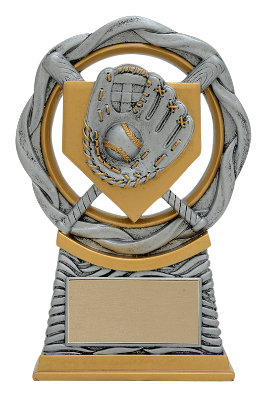 Trophée résine Phoenix Fusion 6¼ po — 6¼ po · Réf. PDU-RFFUS121PG — gravure personnalisée — Mr Trophée