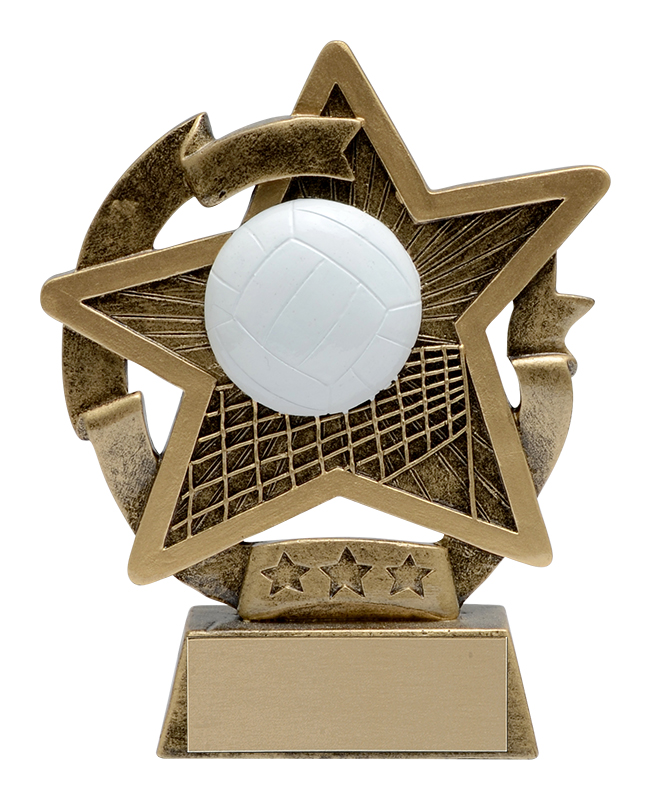 Trophée résine volleyball Star Gazer