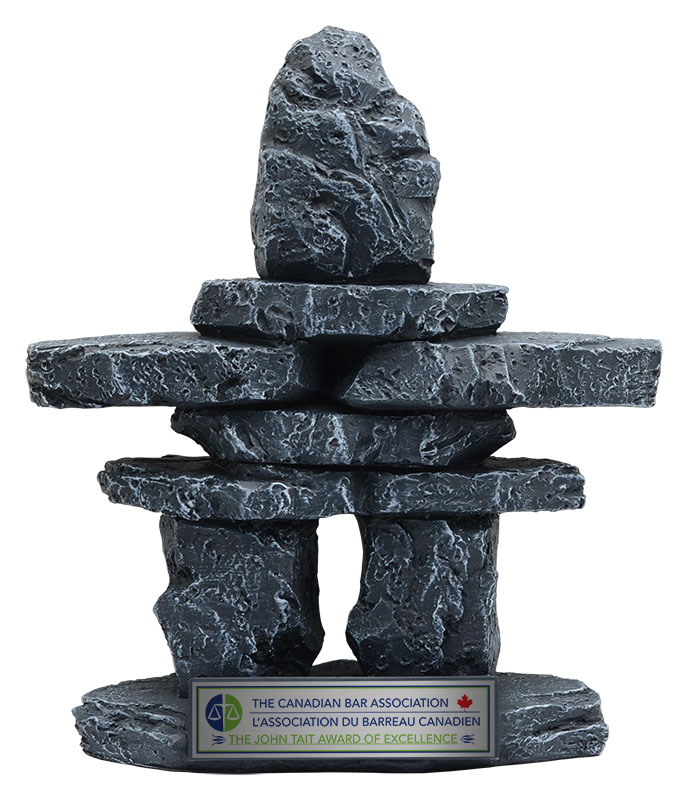 Trophée résine Inukshuk Keeper 8 po