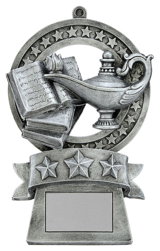 Trophée résine Star Medal académique 6½ po