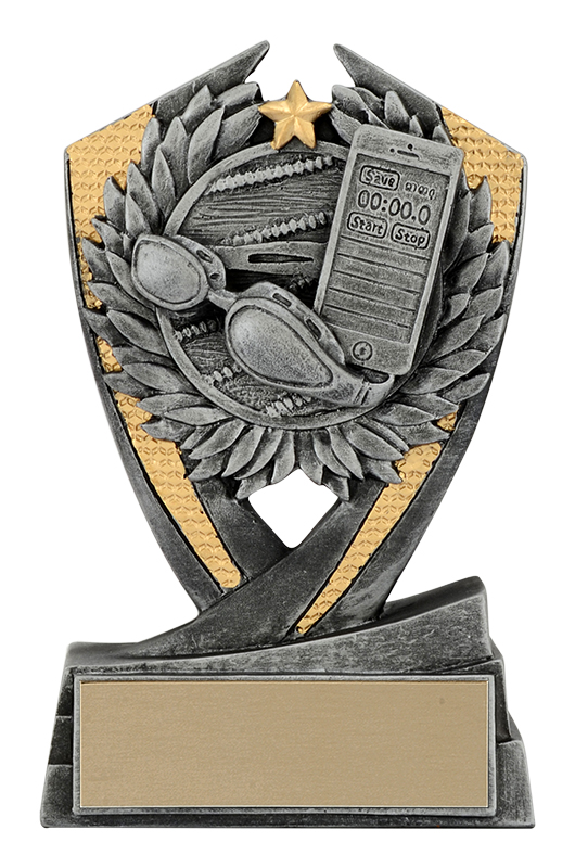 Trophée résine natation Phoenix