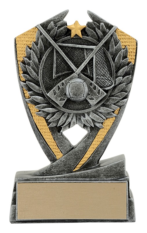 Trophée résine ballon-balai Phoenix