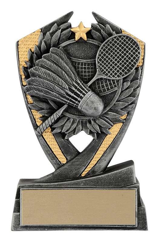 Trophée résine badminton Phoenix