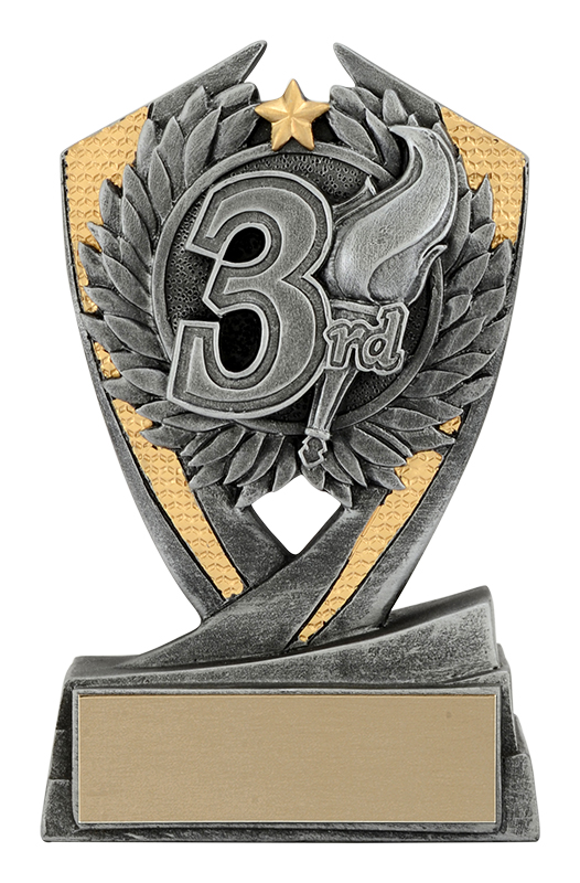 Trophée résine phénix 1re place 6 po