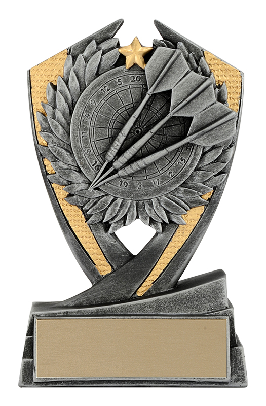 Trophée résine fléchettes Phoenix