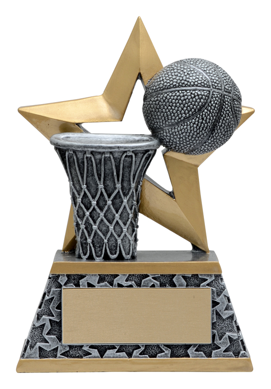 Trophée résine Rockstar médaille étoile
