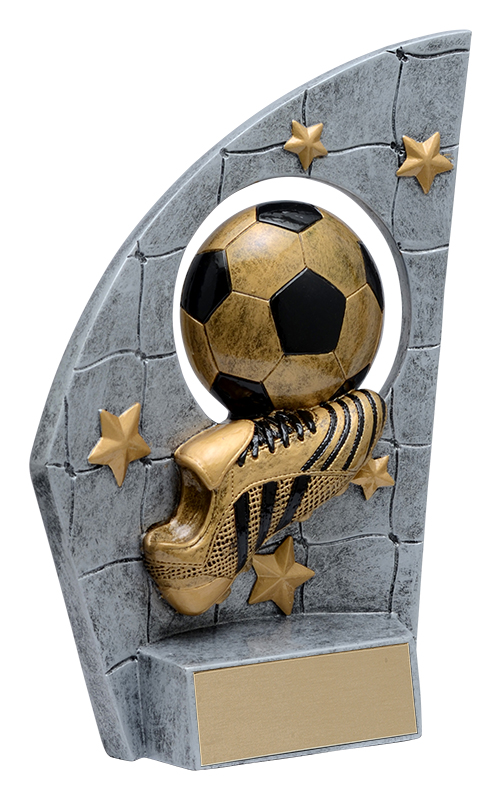 Trophée résine stade 7 po — 7 po · Réf. PDU-RFSTA120PG — gravure personnalisée — Mr Trophée
