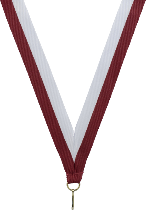 Médaille multicolore rouge blanc