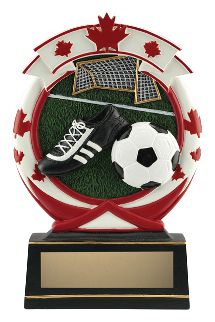 Trophée résine joueur feuille érable 5½ po