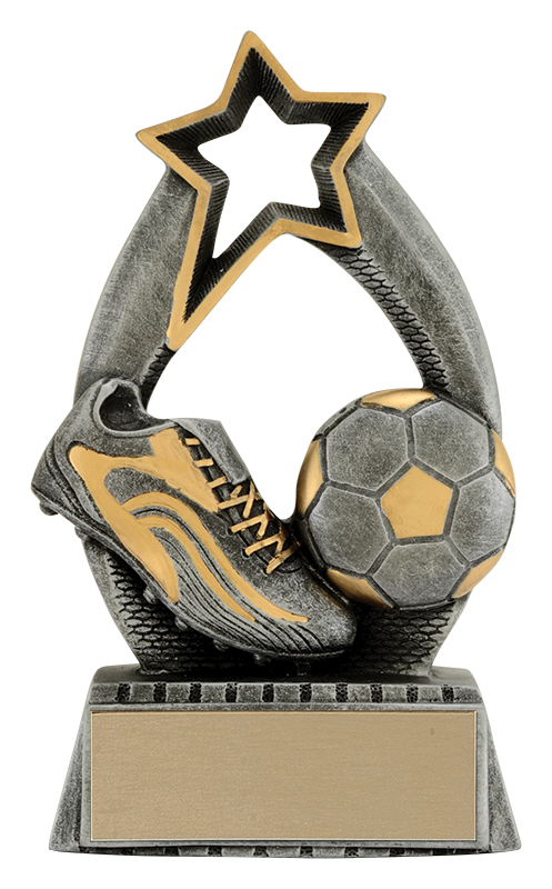 Trophée résine Starlight soccer 6 po