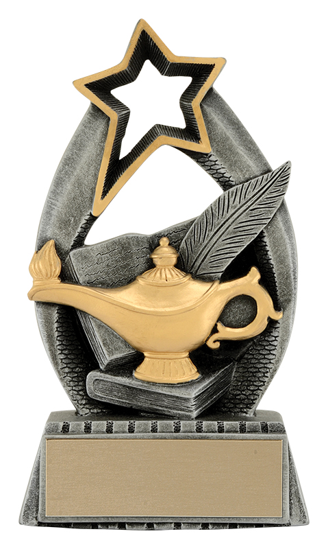 Trophée résine Starlight académique