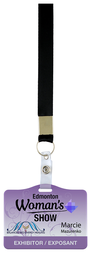 Badge nominatif PVC sublimé